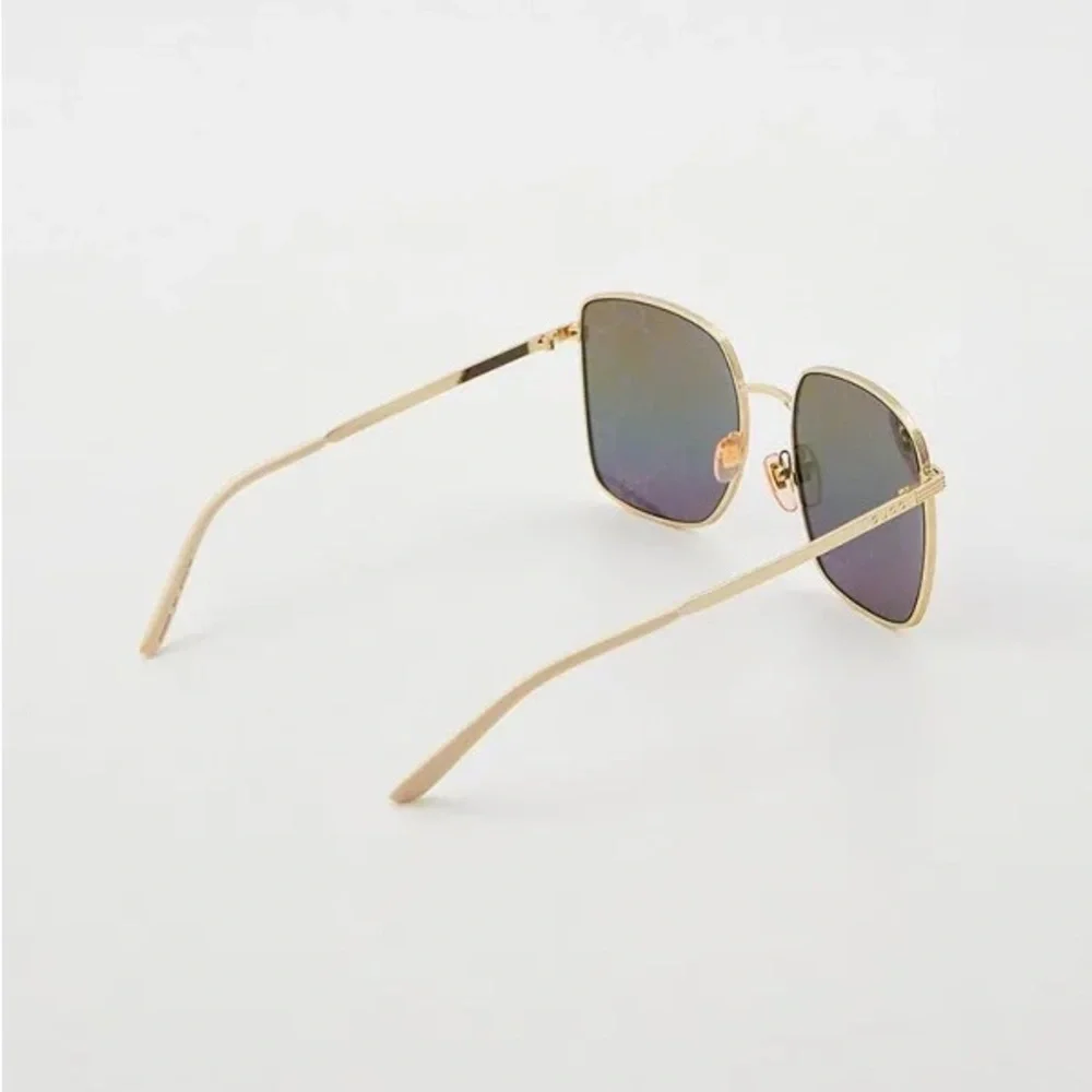 💯- New Authentic GUCCI Multicolor Square Ladies Sunglasses GG0802S 004 57